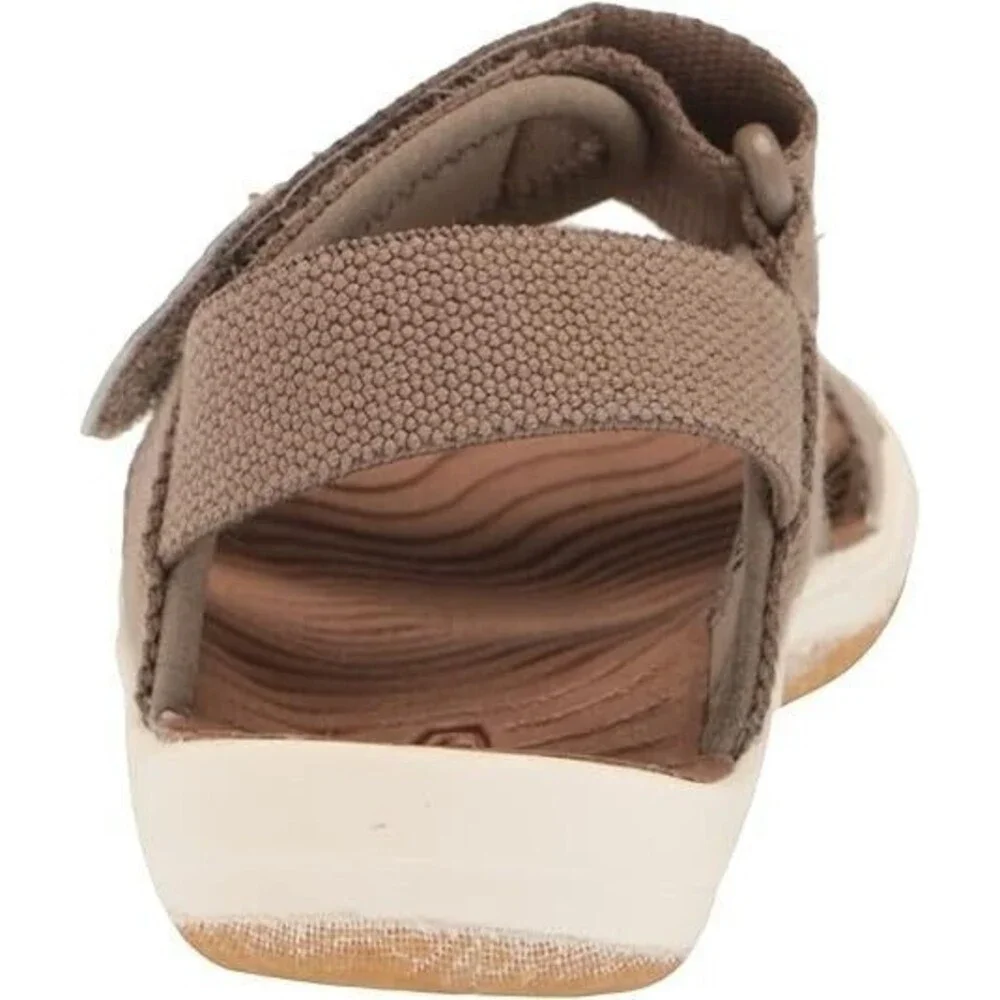Keen Elle Backstrap Sandals Girls Kids 11 Tan Adjustable Open Toe NEW